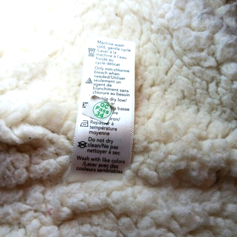 George Baby Buffalo Plaid Shacket 12-18M Cozy Sherpa Lined Jacket Cottagecore - Picture 8 of 11